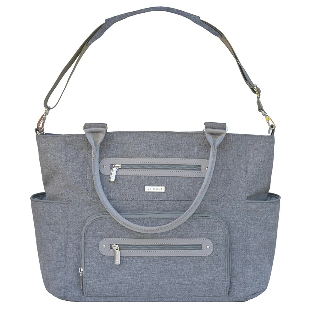 JJ Cole Diaper bag in Grey with Stroller Strap